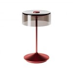 Sigor Akku-Glasleuchte Numotion 265mm kirschrot 2,2W FlexMood 2200K/2700K IP54 171lm