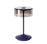 Sigor Akku-Glasleuchte Numotion 265mm pflaumenblau 2,2W FlexMood 2200K/2700K IP54