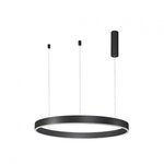 Nova Luce Motif LED Pendelleuchte schwarz 80 cm 50W 3000K dimmbar 9190848