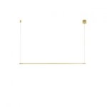 Nova Luce Elettra Pendelleuchte LED 20W Messing-Gold Aluminium 3000K