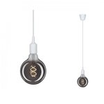 Paulmann 50383 Neordic Pendelleuchte Ketil E27 max. 60W Wei&szlig; dimmbar