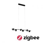 Paulmann 79784 LED Pendelleuchte Smart Home Zigbee 3.0 Puric Pane 2700K 6x450lm 6x6W