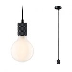 Paulmann 78432 Neordic Pendelleuchte Tilla E27 max. 60W Schwarz dimmbar Metall