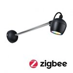 Paulmann 94773 LED Au&szlig;enwandleuchte Smart Home Zigbee Kikolo RGBW IP65 90mm RGBW+