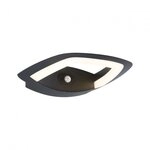Paulmann 94838 LED Au&szlig;enwandleuchte Akena Bewegungsmelder IP44 243x254mm 3000K 11W