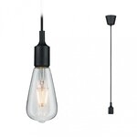 Paulmann 50346 Neordic Pendelleuchte Ketil IP44 E27 max. 20W Schwarz dimmbar