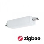 Paulmann 50051 URail Schienenadapter Smart Home Zigbee 3.0 Dimm/Switch 155x56mm Wei&szlig;