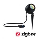 Paulmann 94769 Plug & Shine LED Gartenstrahler Smart Home Zigbee Kikolo IP65 RGBW+