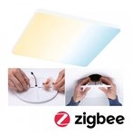 Paulmann 79959 VariFit LED Einbaupanel Smart Home Zigbee 3.0 Veluna Edge IP44