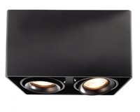 Deko-Light Deckenaufbauleuchte Mona II GU10 Schwarz 348005