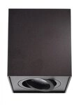 Deko-Light Deckenaufbauleuchte Dato GU10 Schwarz 348024