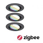 Paulmann 92468 LED Einbauleuchte Smart Home Zigbee 3.0 Base Coin Basisset rund 20&deg;
