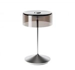Sigor Akku-Glasleuchte Numotion 265mm silberfarben 2,2W FlexMood 2200K/2700K IP54