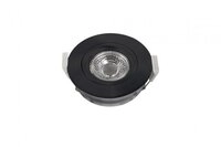 Heitronic LED Einbaustrahler DL6809 7W 525lm schwarz mit dimm to warm Funktion...