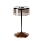 Sigor Akku-Glasleuchte Numotion 265mm bronzefarben 2,2W FlexMood 2200K/2700K IP54