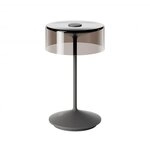 Sigor Akku-Glasleuchte Numotion 265mm graphitgrau 2,2W FlexMood 2200K/2700K IP54