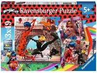 Ravensburger 05189, Ravensburger Miraculous Puzzle - Unsere Helden Ladybug und Cat