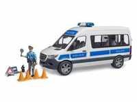 BRUDER - 02683 - MB Sprinter Polizei Einsatzfahrzeug - Licht und Sound - mit Polizist