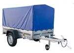 Einachsanh&auml;nger 200x106 UNITRAILER GARDEN 200 KIPP mit H-800 Rahmen und blauer...