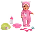 SIMBA TOYs New Born Baby - Kitty Onesie - Babypuppe - ca. 30 cm 105030519