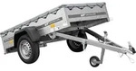 Autotransportanh&auml;nger 200x106 UNITRAILER GARDEN 200 KIPP mit grauer Plane