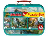 Schmidt Spiele Puzzle-Box - Dinos - 4-in-1 56495