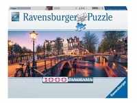 Ravensburger Panoramapuzzle - Abend in Amsterdam - 1000 Teile 16752