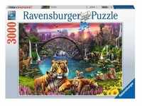 Ravensburger Puzzle - Tiger in paradisischer Lagune - 3000 Teile 16719