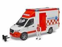 BRUDER 02676 - MB Sprinter Ambulanz - Licht und Sound - mit Fahrer
