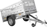 Leichter Anh&auml;nger 200x106 UNITRAILER GARDEN 200 KIPP mit Gitterw&auml;nden