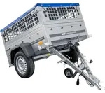 Kompakter Anh&auml;nger Garden Trailer 150 KIPP, 150 x 106 cm, 750 kg mit