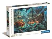 Clementoni Puzzle - Pirates Battle - 6000 Teile 36530