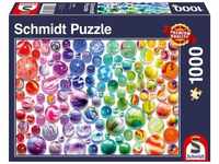 Schmidt Spiele Puzzle - Regenbogen-Murmeln - 1000 Teile 57381