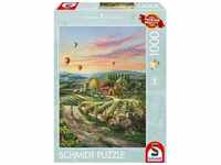 Schmidt Spiele Thomas Kinkade - Puzzle - Peacefull Valley Vineyard - 1000 Teile 57366