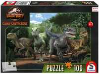 Schmidt Spiele 56436, Schmidt Spiele Jurassic World - 100 Teile Puzzle - Das