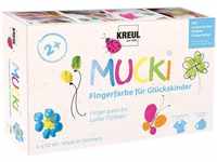 C.Kreul 23050, C.Kreul MUCKI-Fingerfarbe für Glückskinder - 6er Set