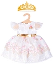 Heless Puppen-Prinzessinnenkleid - Kirschbl&uuml;te - mit goldener Krone - Gr. 35 - 45 cm
