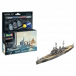 Revell - HMS Duke of York - Model Set - 1:1200 - 45 Teile 306174
