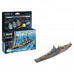Revell - USS New Jersey - Model Set - 1:1200 - 45 Teile 306173
