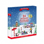 eurographics Puzzle Adventskalender - Christmas Town Fair - 24 Puzzle je 50 Teile