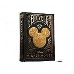 ASS Spielkartenfabrik Bicycle Disney - Black/Gold Mickey Mouse 302570