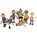 small foot Biegepuppen-Familie mit Baby 294617