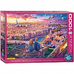 eurographics Puzzle - &Uuml;ber den D&auml;chern von Paris - 1000 Teile 301156