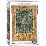 eurographics Puzzle - Lebensbaum Wandteppich von William Morris - 1000 Teile...