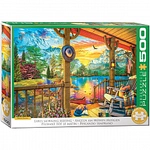 eurographics Puzzle - Angeln am fr&uuml;hen Morgen - 500 Teile 300854