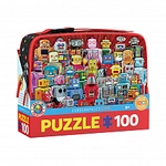 eurographics Puzzle - Robots - Lunch Box - 100 Teile 301267