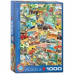 eurographics Puzzle - Alte Reisewerbung - 1000 Teile 301107