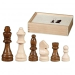 Philos Schachfiguren - Otto I - KH 89 mm - Birke 259134