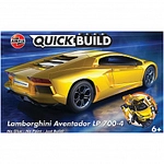 Airfix - Quickbuild - Lamborghini Aventador - Yellow - 33 Teile 306401