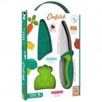 Chefclub Messer f&uuml;r Kinder - mit Fingerschutz - Gr&uuml;n 296475